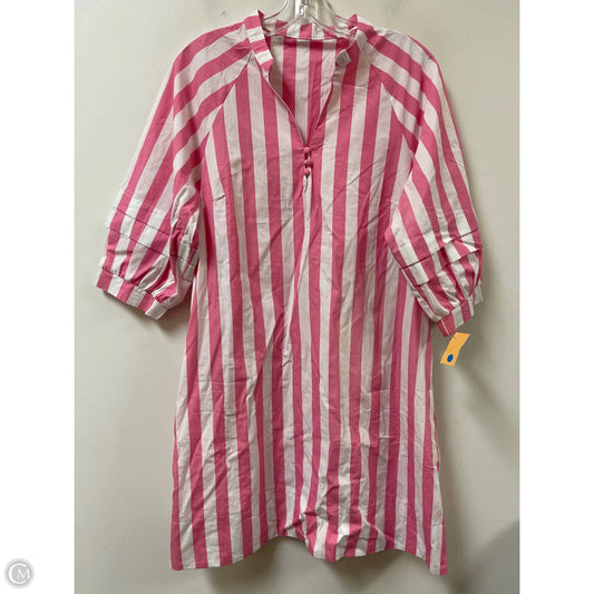 Dress Casual Midi By Clothes Mentor In Pink, Size: L