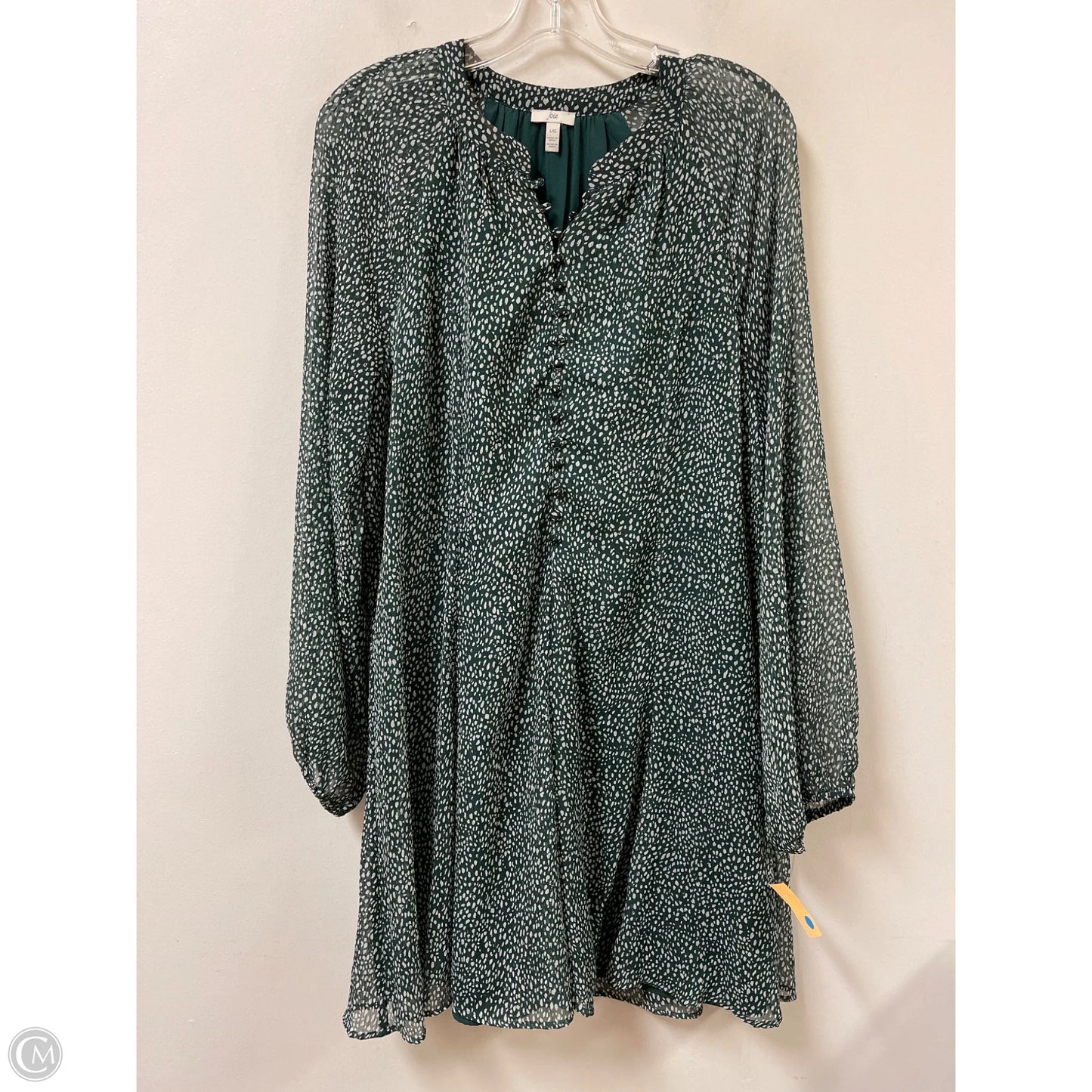 Dress Casual Midi By Joie In Green, Size: L