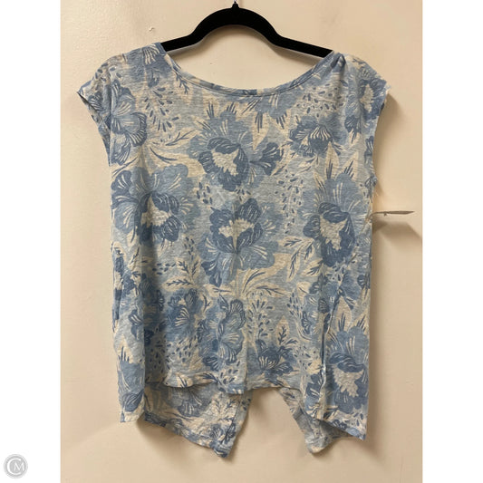 Top Short Sleeve By Sigrid Olsen In Blue, Size: M