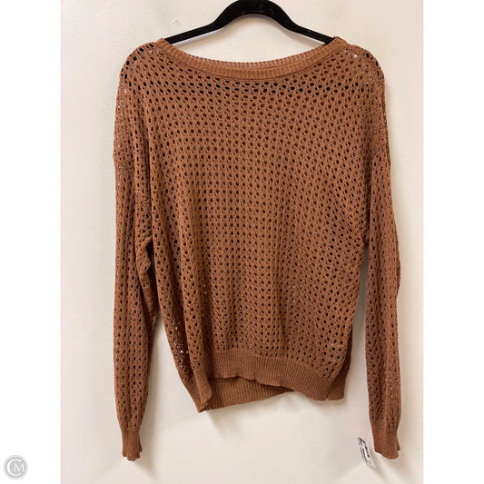 Sweater By Shein In Brown, Size: 2x