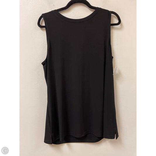 Top Sleeveless By Ali Miles In Black, Size: L