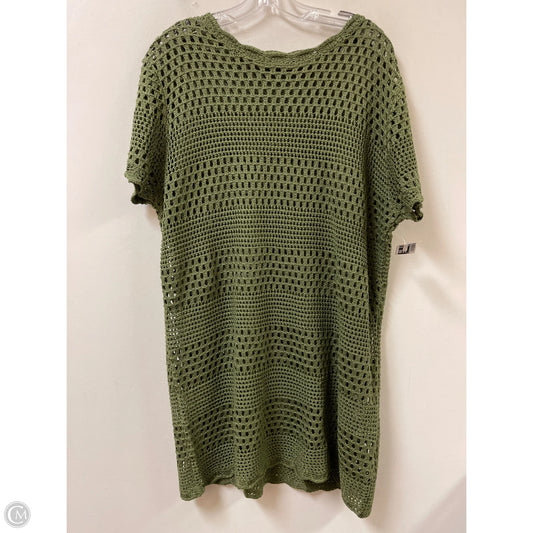 Swimwear Cover-up By Clothes Mentor In Green, Size: Xl
