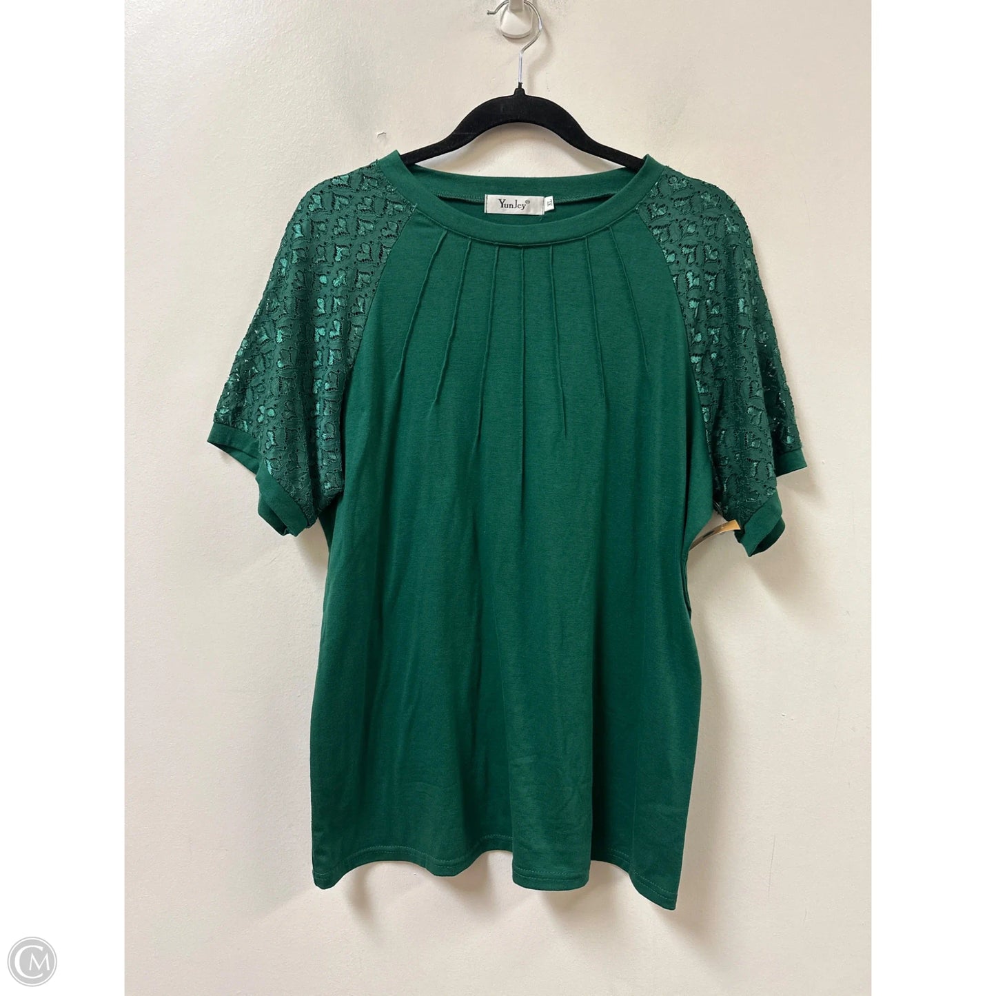 Top Short Sleeve By Clothes Mentor In Green, Size: Xl