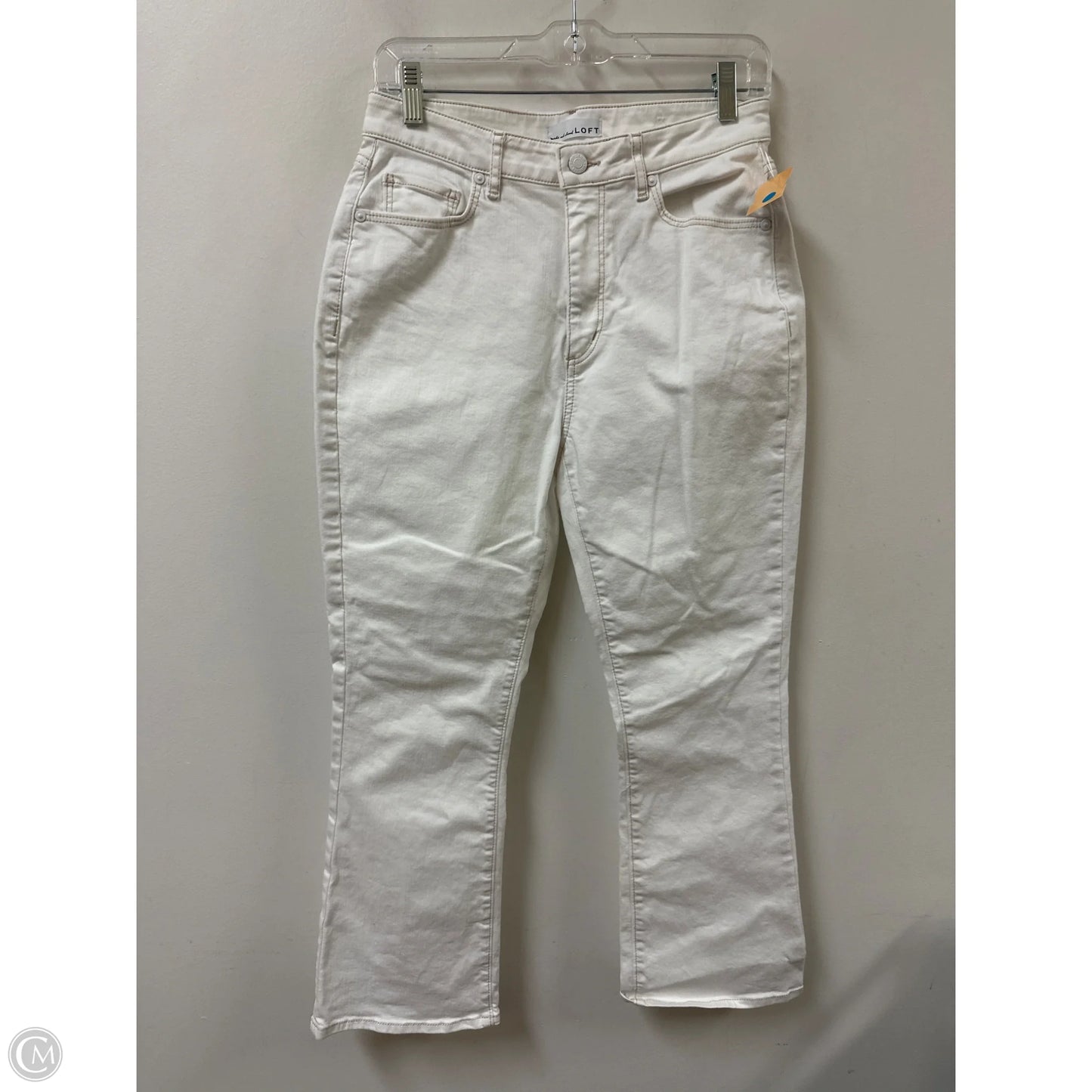 Jeans Boot Cut By Loft In White, Size: 4