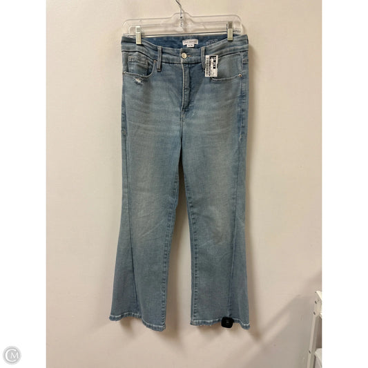 Jeans Boot Cut By Good American In Blue Denim, Size: 8