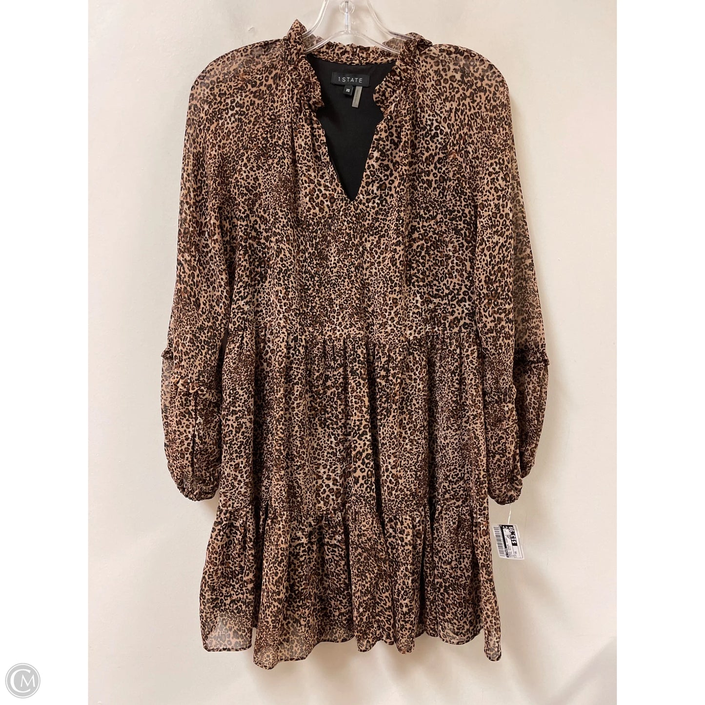 Dress Casual Short By 1.state In Animal Print, Size: Xs