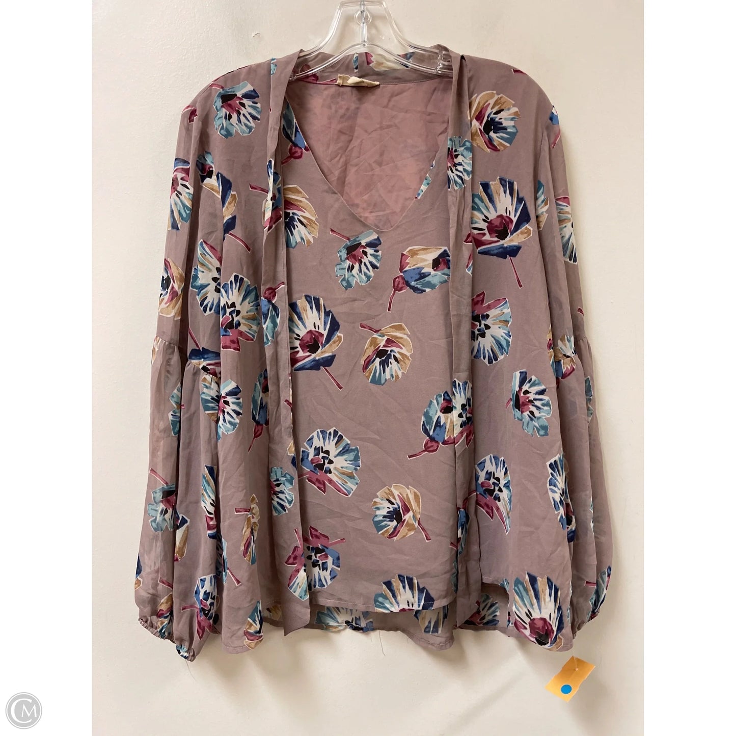 Top Long Sleeve By Entro In Purple, Size: M