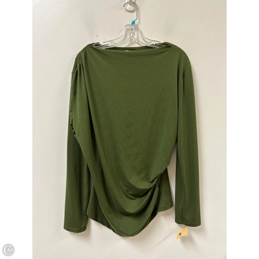 Top Long Sleeve By Good Luck Gem In Green, Size: Xl