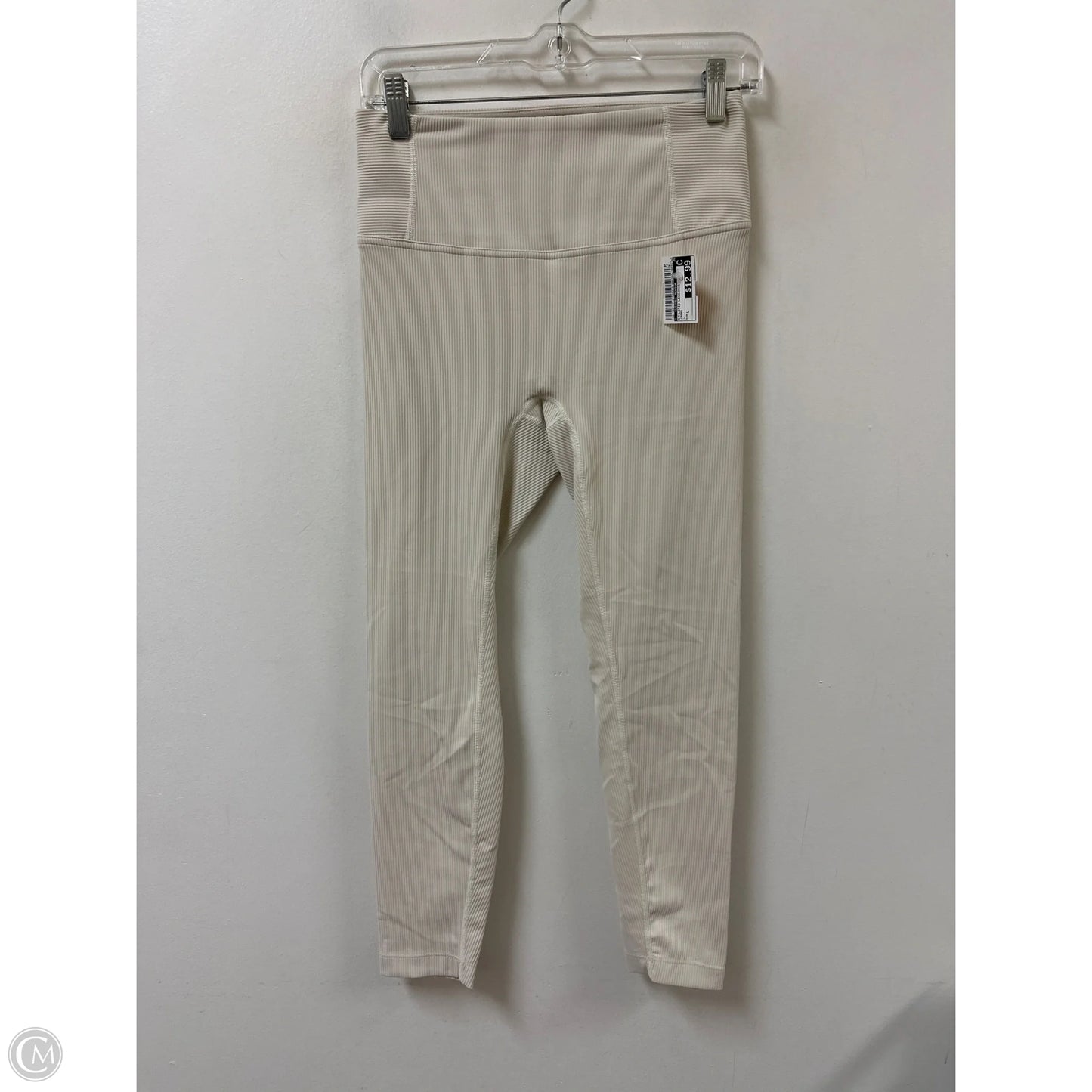 Athletic Leggings By Clothes Mentor In Cream, Size: L