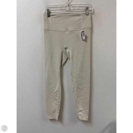 Athletic Leggings By Clothes Mentor In Cream, Size: L