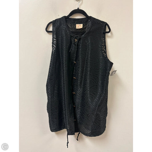 Vest Other By Clothes Mentor In Black, Size: S