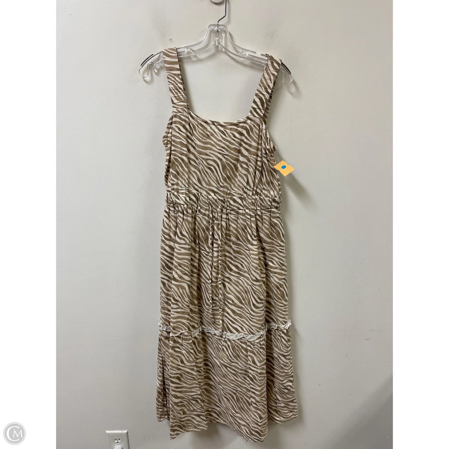 Dress Casual Maxi By Clothes Mentor In Tan, Size: S