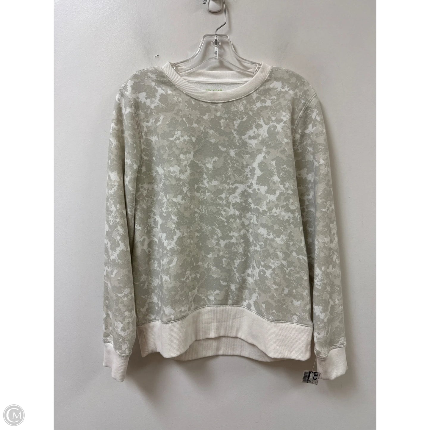 Sweater By Tek Gear In Camouflage Print, Size: S