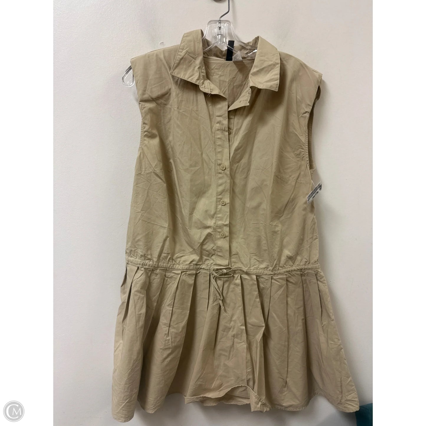 Dress Casual Midi By Divided In Tan, Size: M