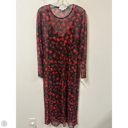 Dress Casual Maxi By Cmc In Red, Size: L