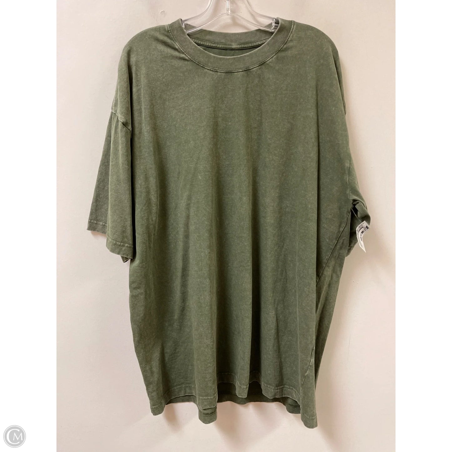 Top Short Sleeve By Clothes Mentor In Green, Size: 1x