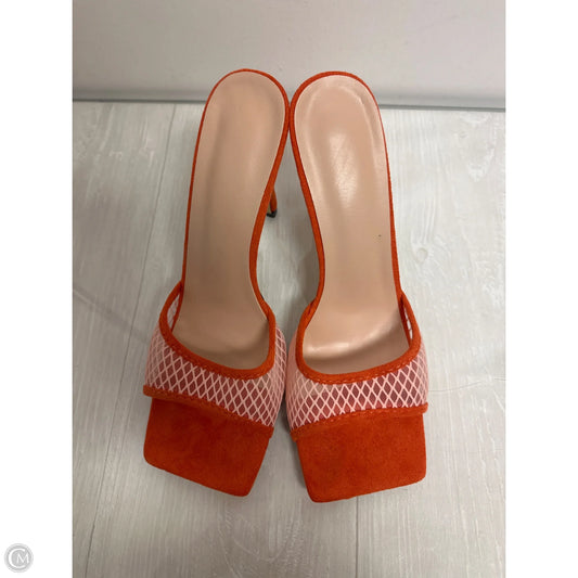 Shoes Heels Stiletto By Clothes Mentor In Orange, Size: 11.5