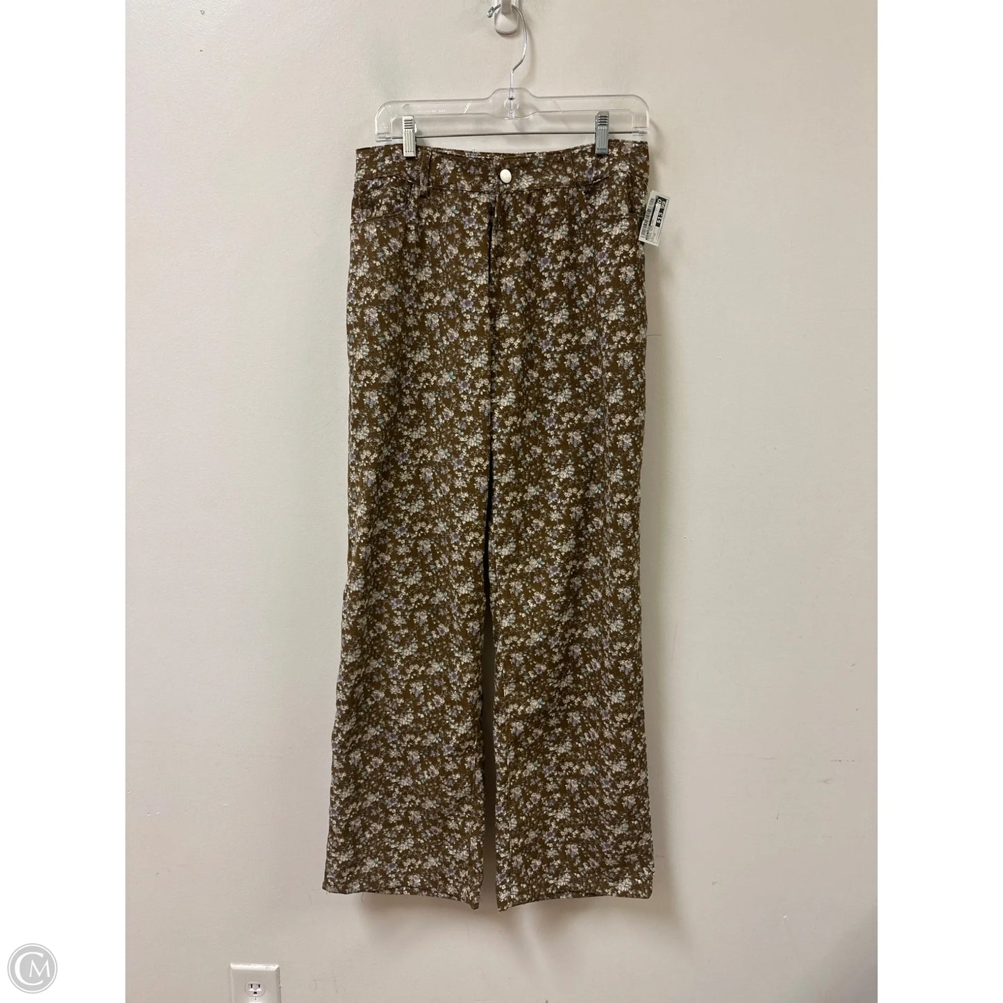 Pants Wide Leg By Polygram In Floral Print, Size: 12