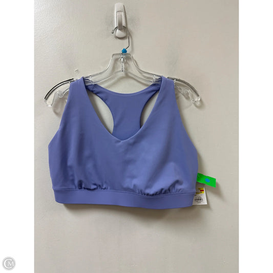 Athletic Bra By Tek Gear In Purple, Size: 1x