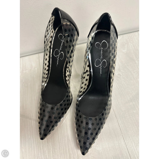 Shoes Heels Stiletto By Jessica Simpson In Polkadot Pattern, Size: 10