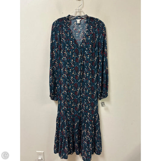Dress Casual Maxi By Caslon In Floral Print, Size: Xs