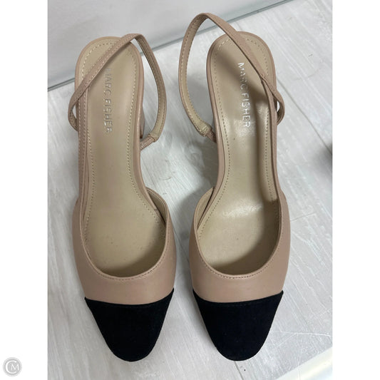Shoes Heels Block By Marc Fisher In Tan, Size: 7.5