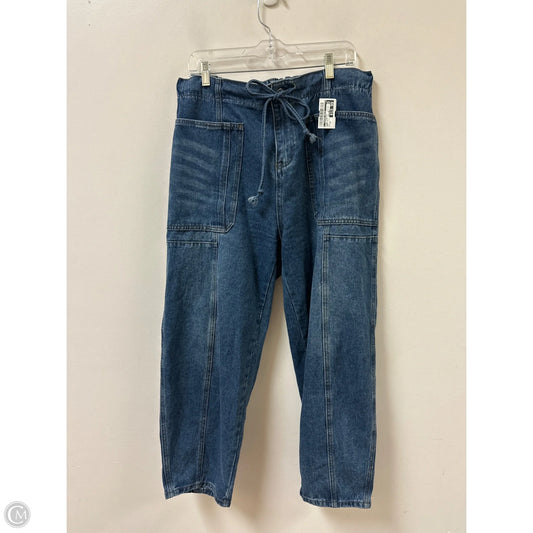 Jeans Straight By Clothes Mentor In Black Denim, Size: 16