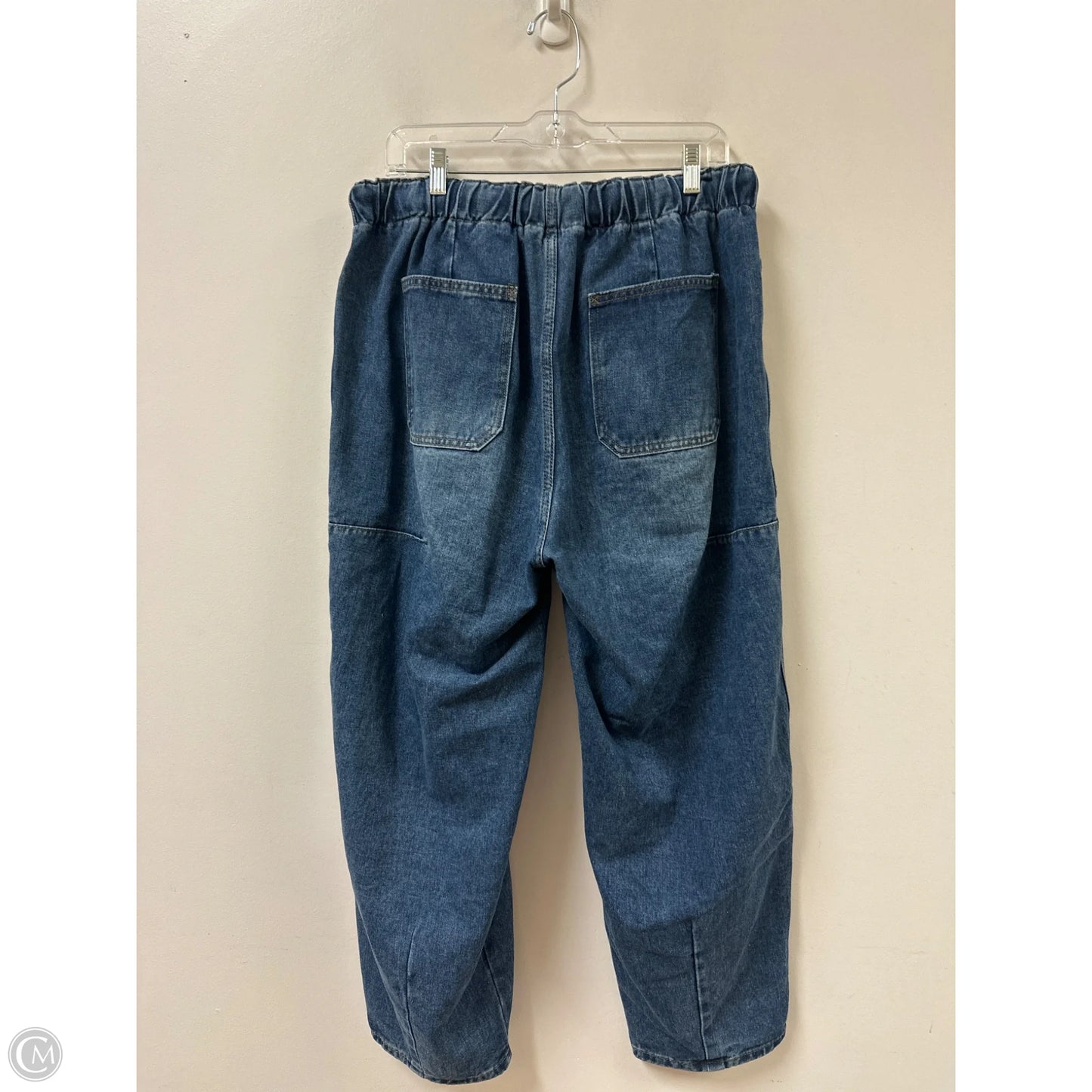 Jeans Straight By Clothes Mentor In Black Denim, Size: 16