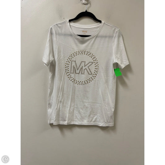 Top Short Sleeve By Michael By Michael Kors In White, Size: Sp