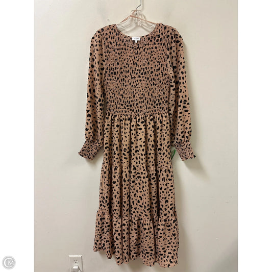 Dress Casual Maxi By Clothes Mentor In Animal Print, Size: S