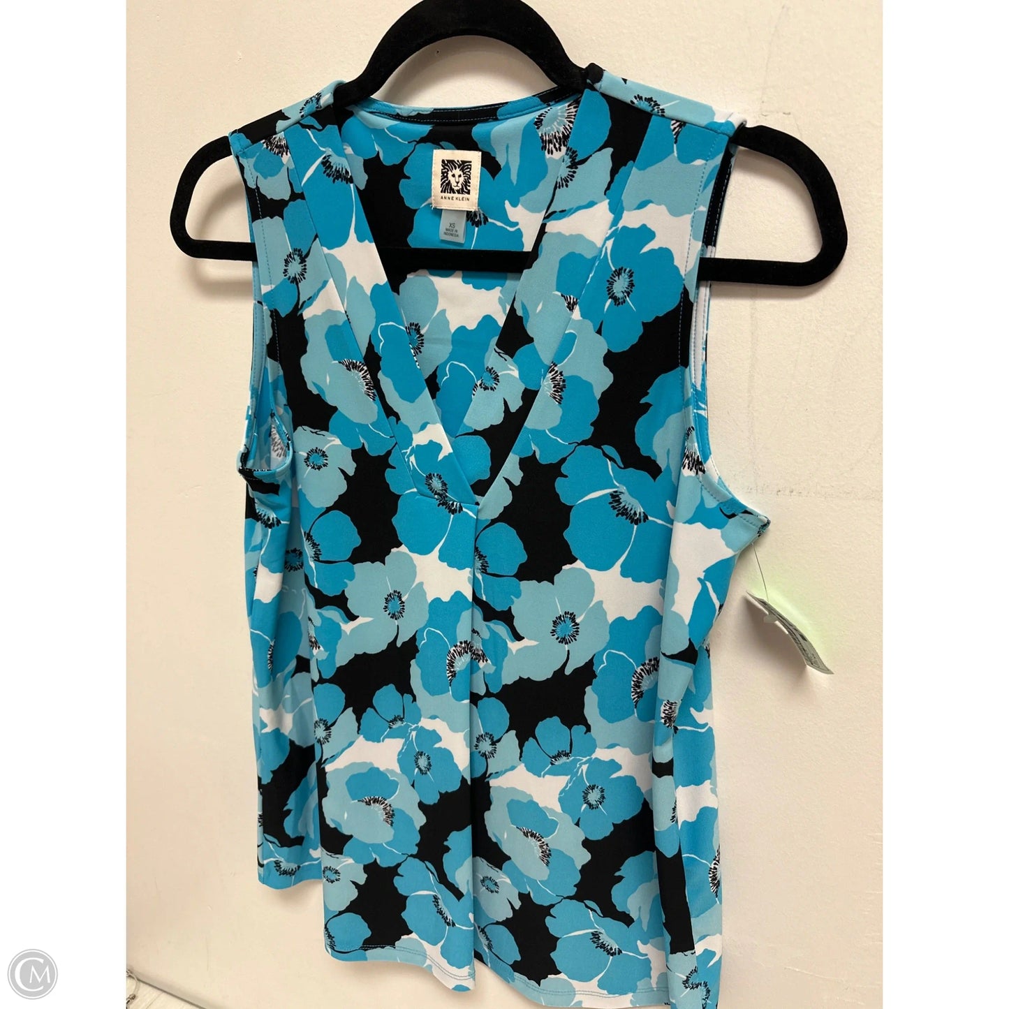 Top Long Sleeve By Anne Klein In Blue, Size: Xs