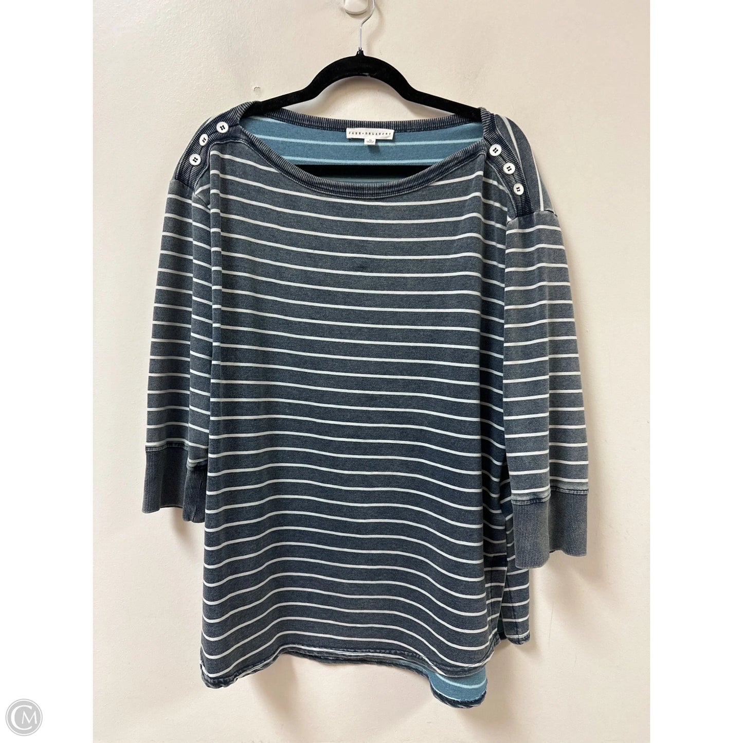 Sweater By Jane And Delancey In Navy, Size: Xl