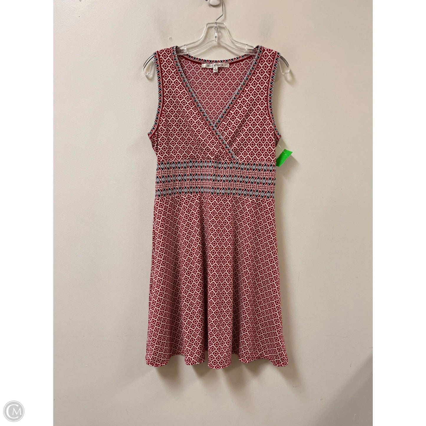 Dress Casual Midi By Max Studio In Red, Size: L