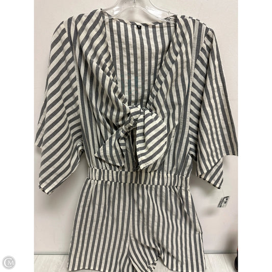 Romper By Clothes Mentor In Grey, Size: M