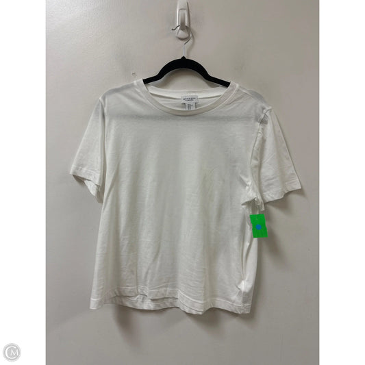 Top Short Sleeve By Clothes Mentor In White, Size: Xl