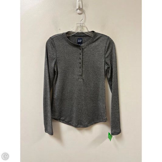 Top Long Sleeve By Gap In Silver, Size: Xs