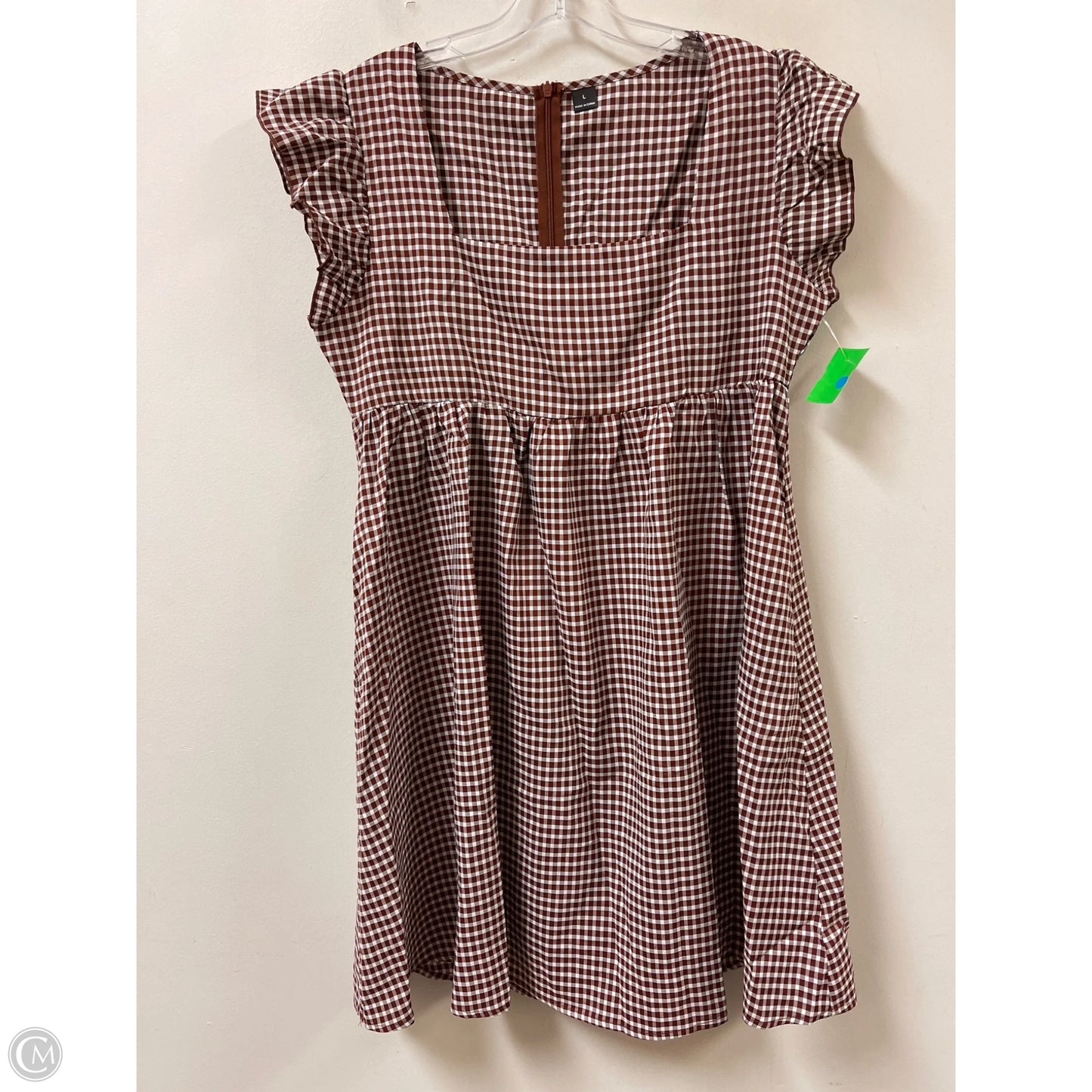 Dress Casual Short By Shein In Bronze, Size: L