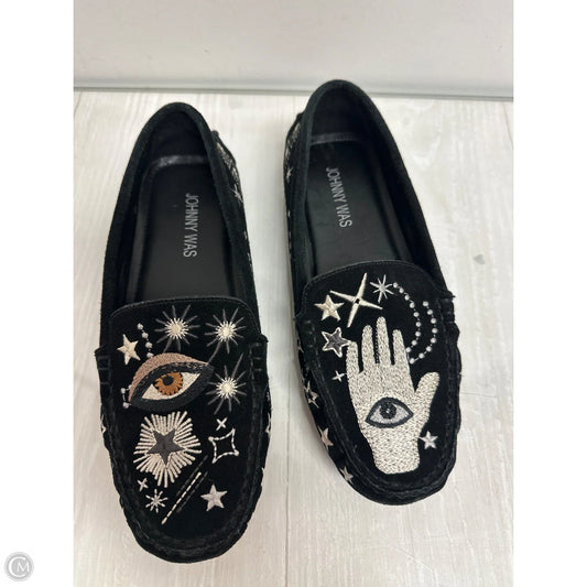 Shoes Flats By Johnny Was In Black, Size: 7