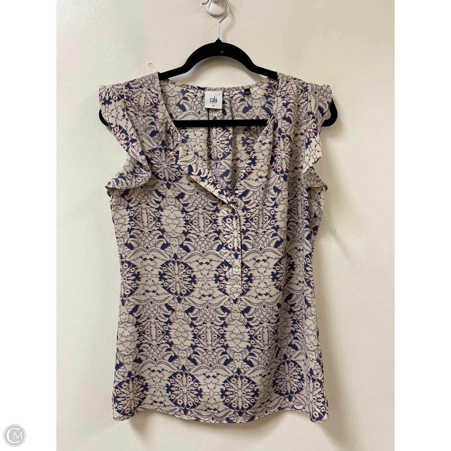 Top Short Sleeve By Cabi In Blue, Size: Xs