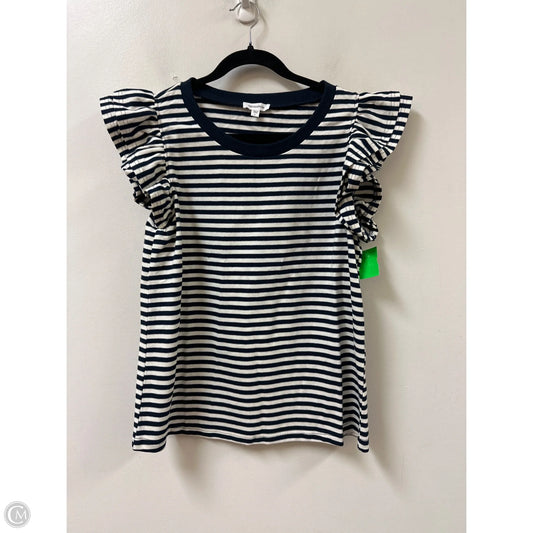 Top Short Sleeve By Mittoshop In Navy, Size: L
