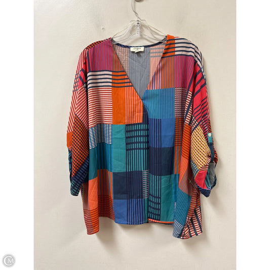 Top Long Sleeve By Umgee In Multi-colored, Size: L