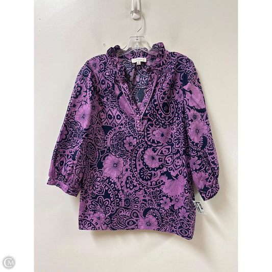 Top Long Sleeve By Umgee In Purple, Size: 1x