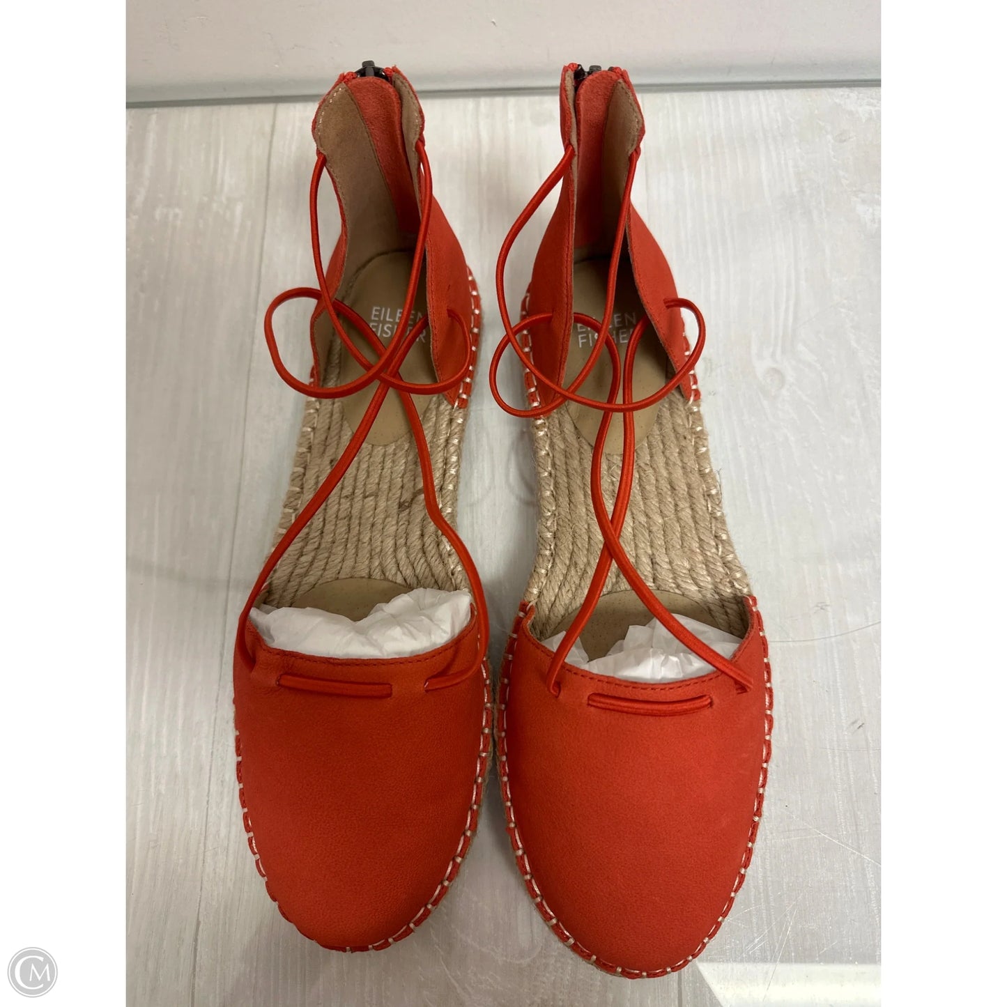 Shoes Flats By Eileen Fisher In Orange, Size: 8