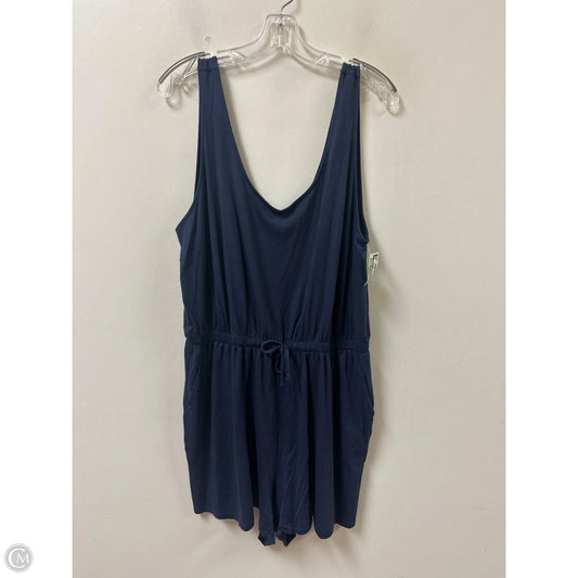 Romper By Market & Spruce In Navy, Size: 1x