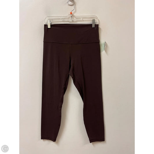 Athletic Leggings By Lululemon In Brown, Size: 10