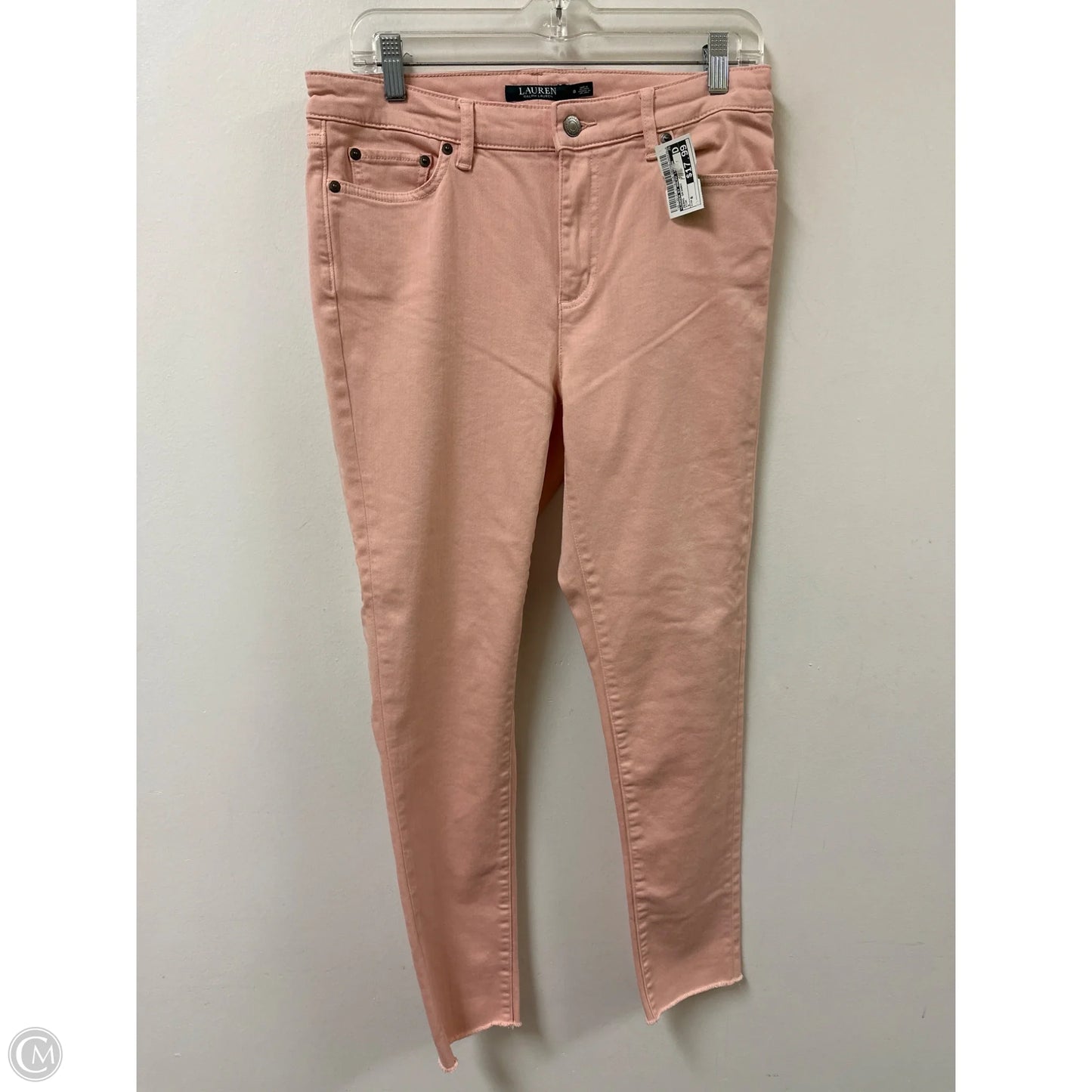 Jeans Skinny By Lauren By Ralph Lauren In Pink, Size: 8