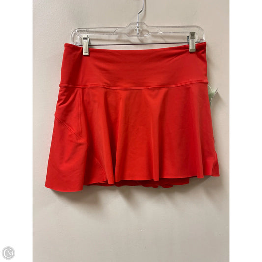 Athletic Skort By Athleta In Red, Size: M
