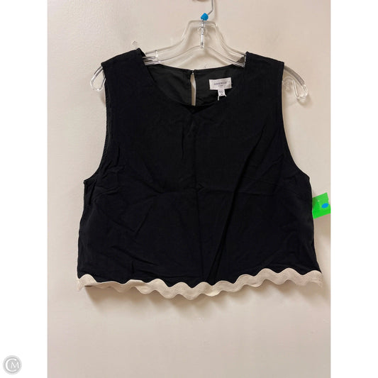 Top Sleeveless By Anniewear In Black, Size: M