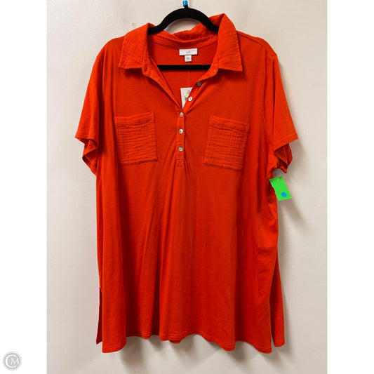 Tunic Short Sleeve By J. Jill In Ombre Print, Size: Xl