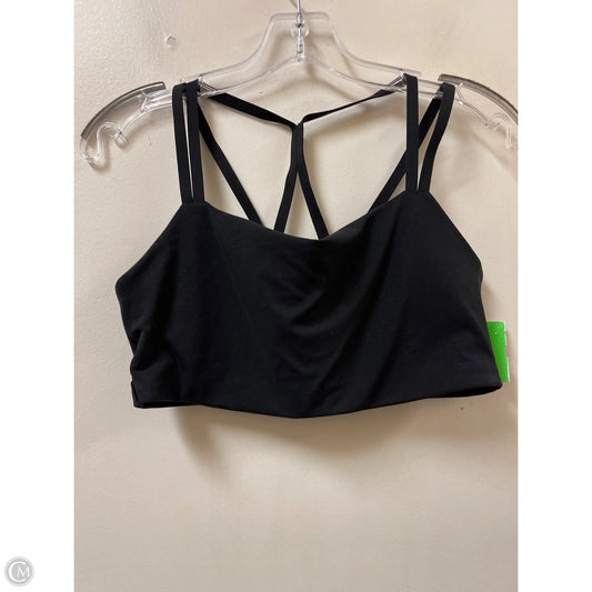 Athletic Bra By Nike Apparel In Black, Size: Xl